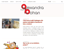 Tablet Screenshot of alexandrabohan.com